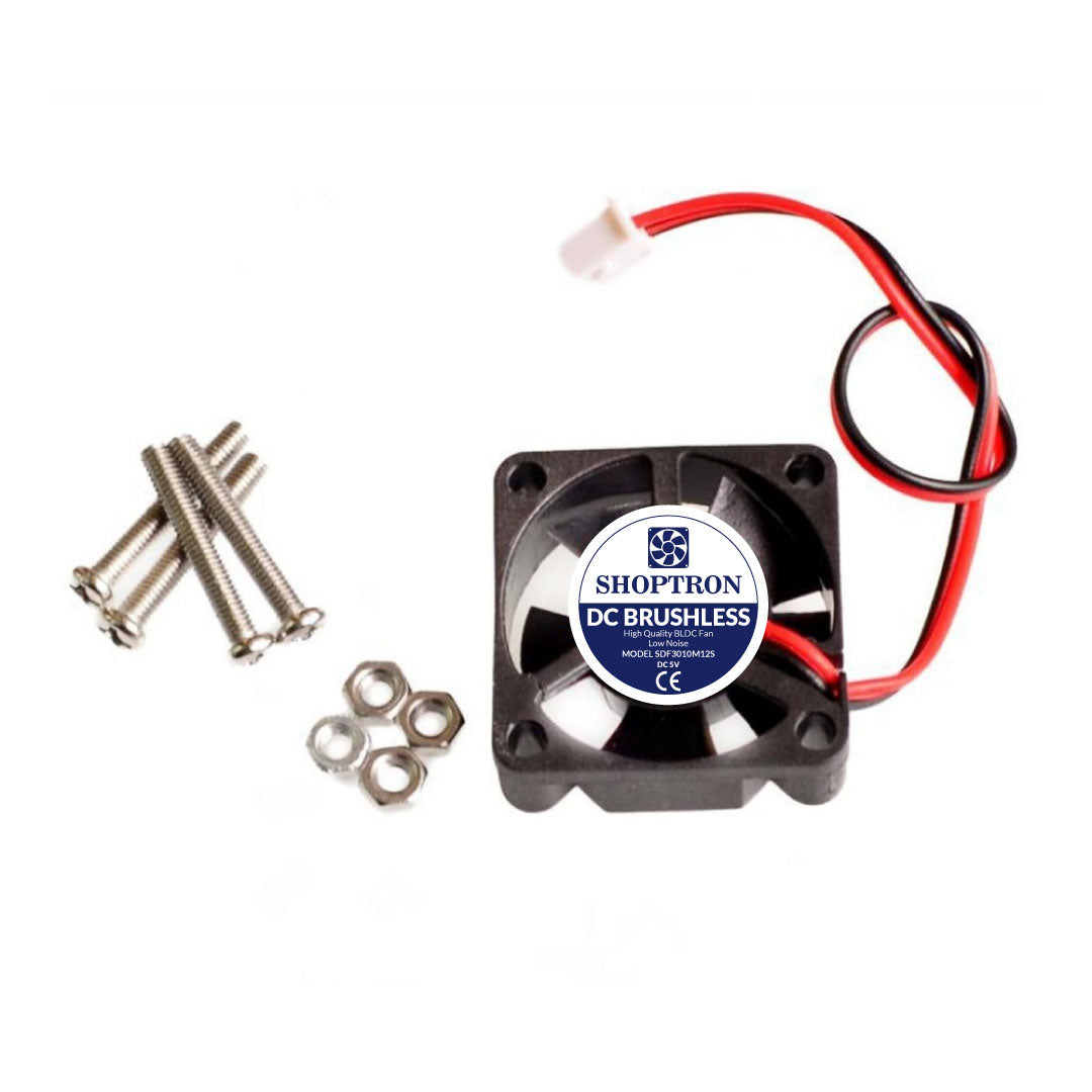 3010 5V Cooling Fan with Bolt & Nut