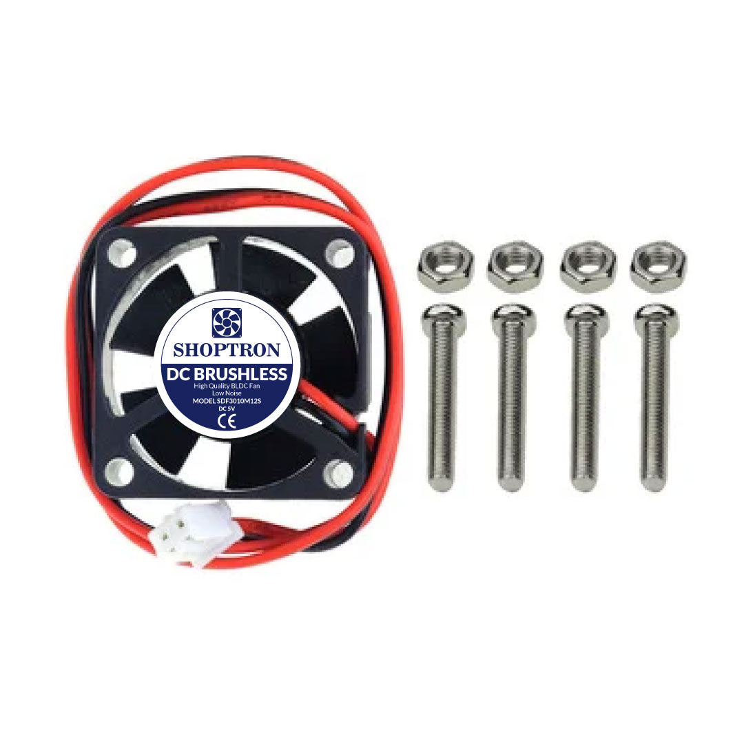 3010 5V Cooling Fan with Bolt & Nut
