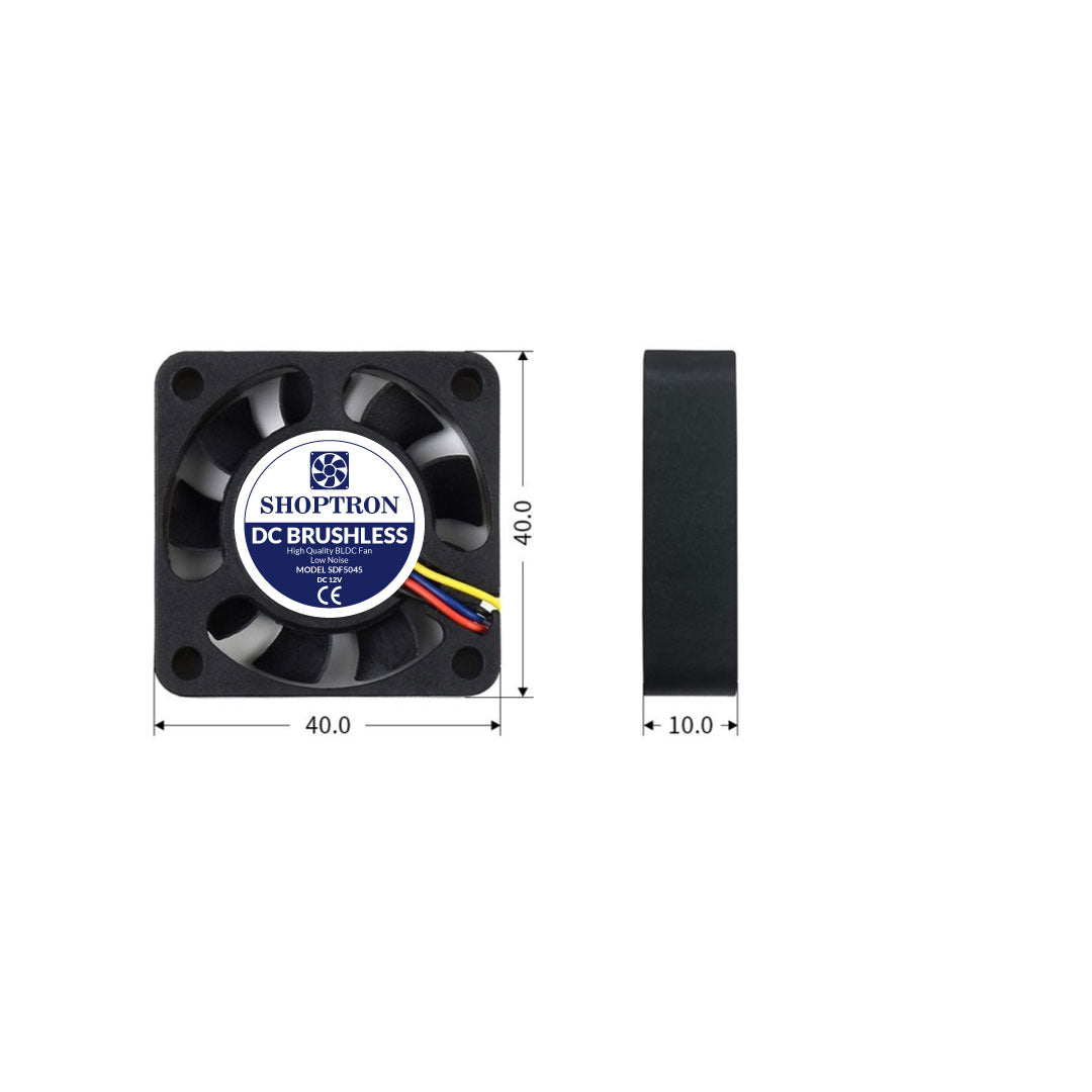 DC 12VMODEL SDF5045Low NoiseHigh Quality BLDC FanDC BRUSHLESSSHOPTRON