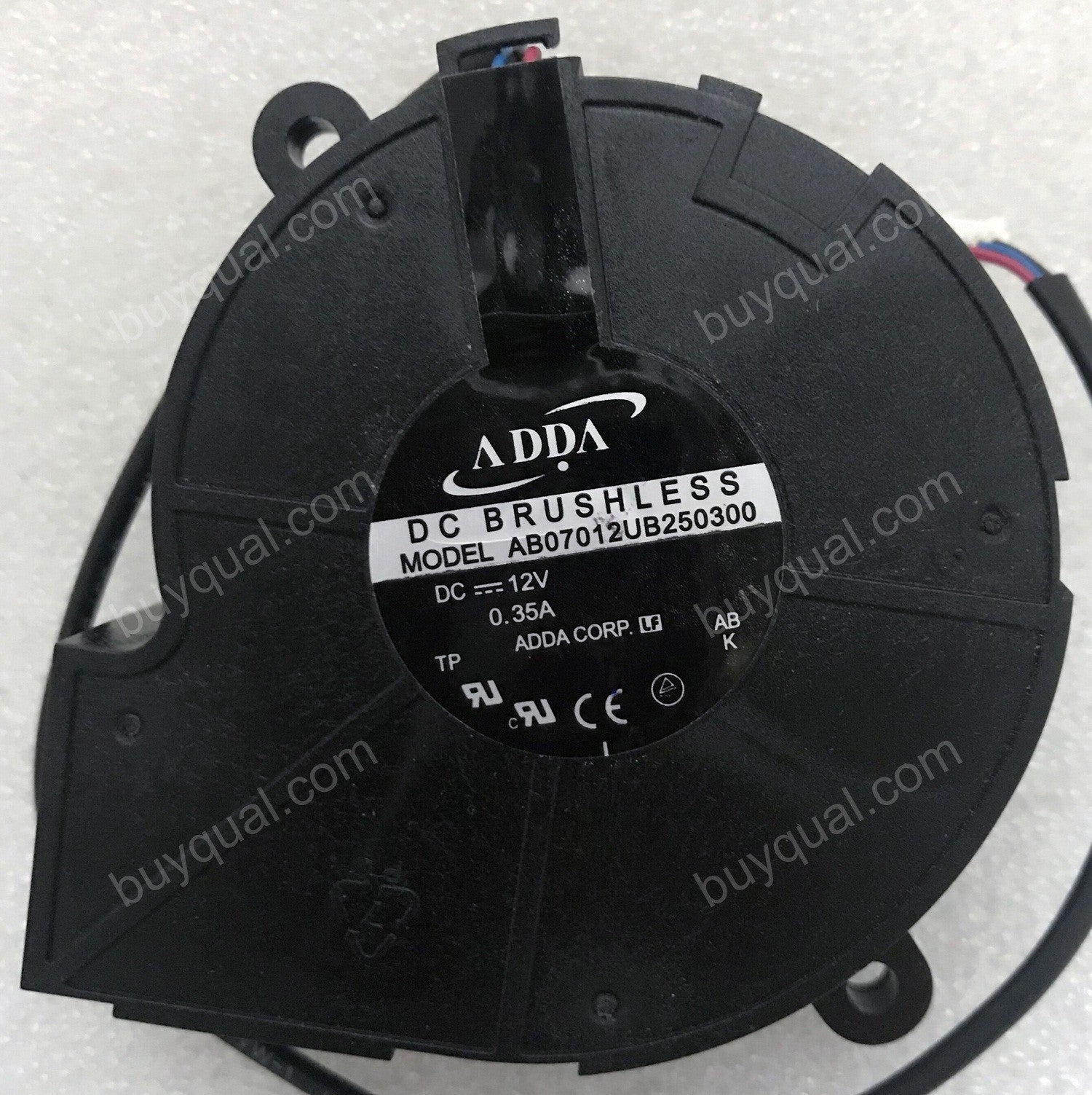 ADDA AB07012UB250300 12V 0.35A 4.2W 3wires Cooling Fan - Picture need