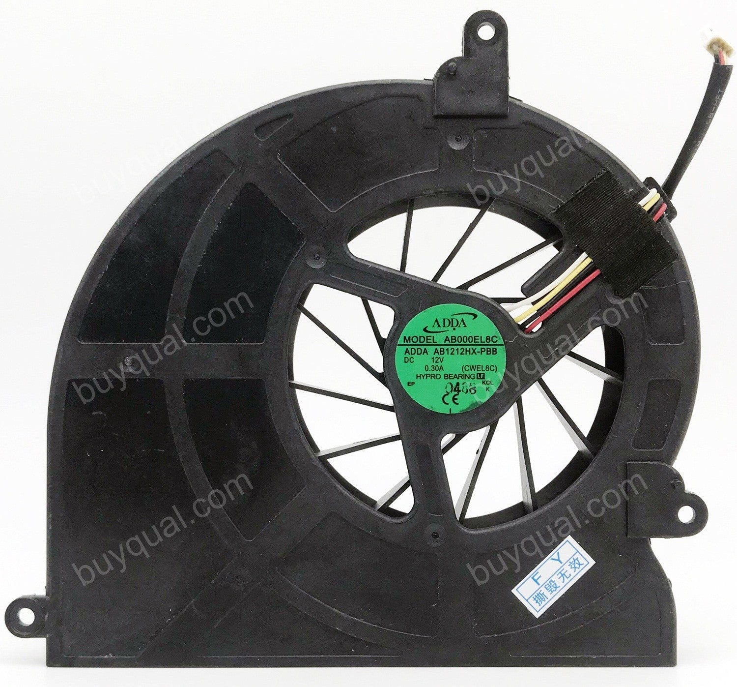ADDA AB1212HX-PBB 12V 0.3A 4wires Cooling Fan