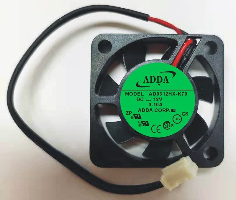 ADDA AD0312HX-K70 12V 0.1A 2wires Cooling Fan