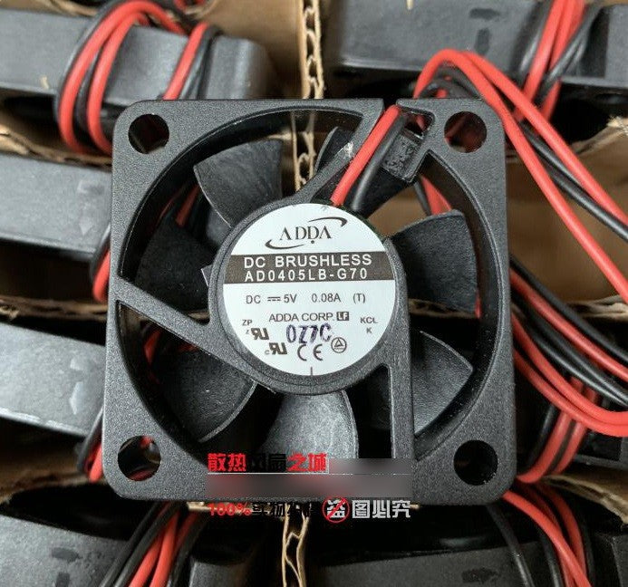 ADDA AD0405LB-G70 5V 0.08A 2wires Cooling Fan