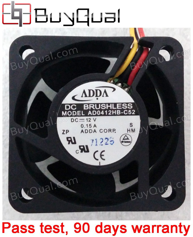 ADDA AD0412HB-C52 12V 0.15A 3wires Cooling Fan