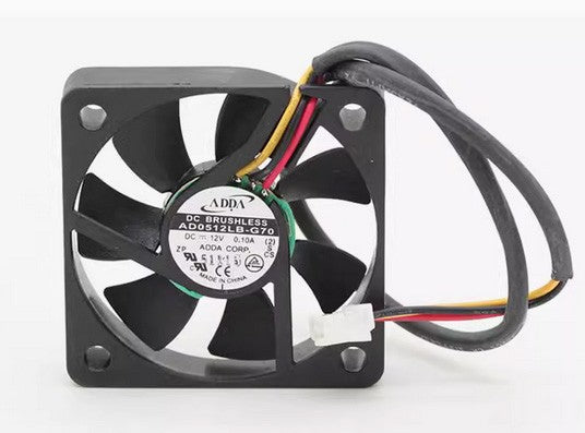 ADDA AD0512LB-G70 12V 0.1A 0.72W 3wires Cooling Fan