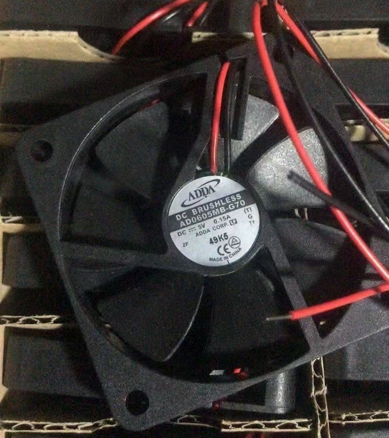 ADDA AD0605MB-G70 5V 0.15A 2wires Cooling Fan