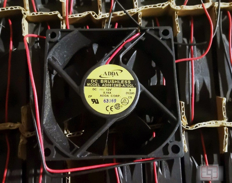 ADDA AD0812MB-A70GL 12V 0.15A 2wires cooling fan