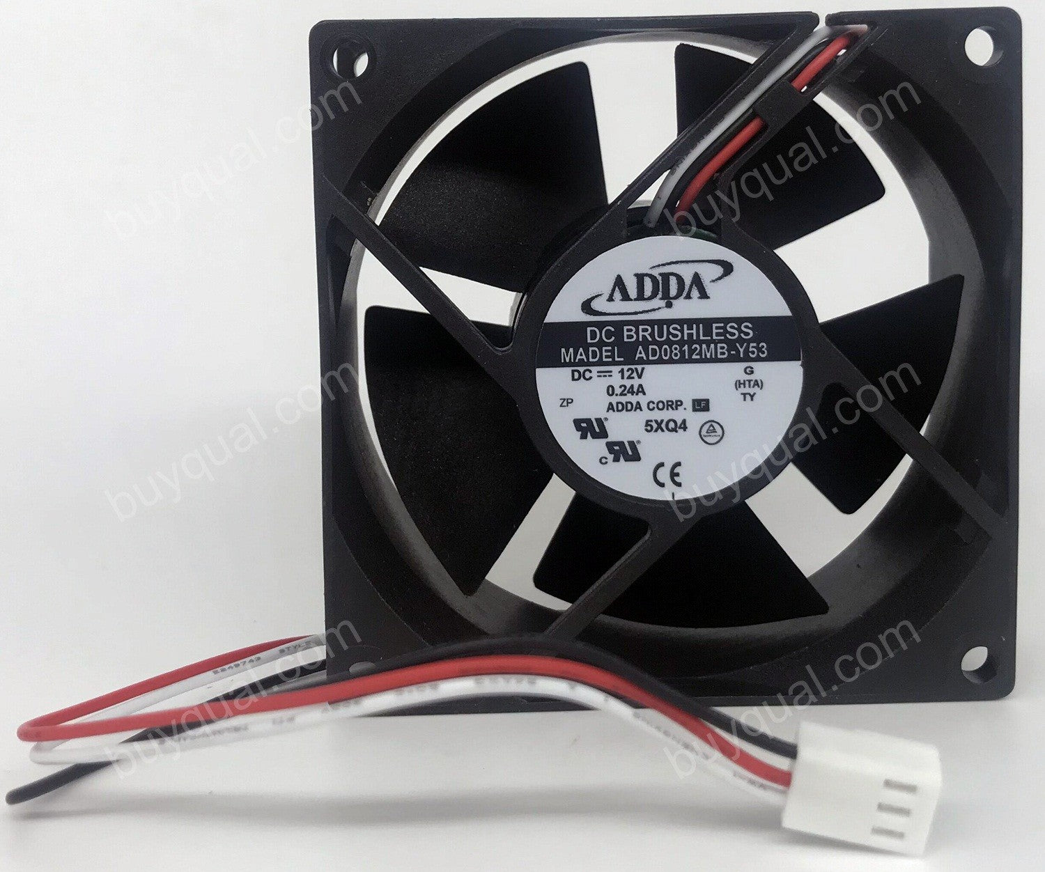 ADDA AD0812MB-Y53 12V 0.24A 3wires Cooling Fan