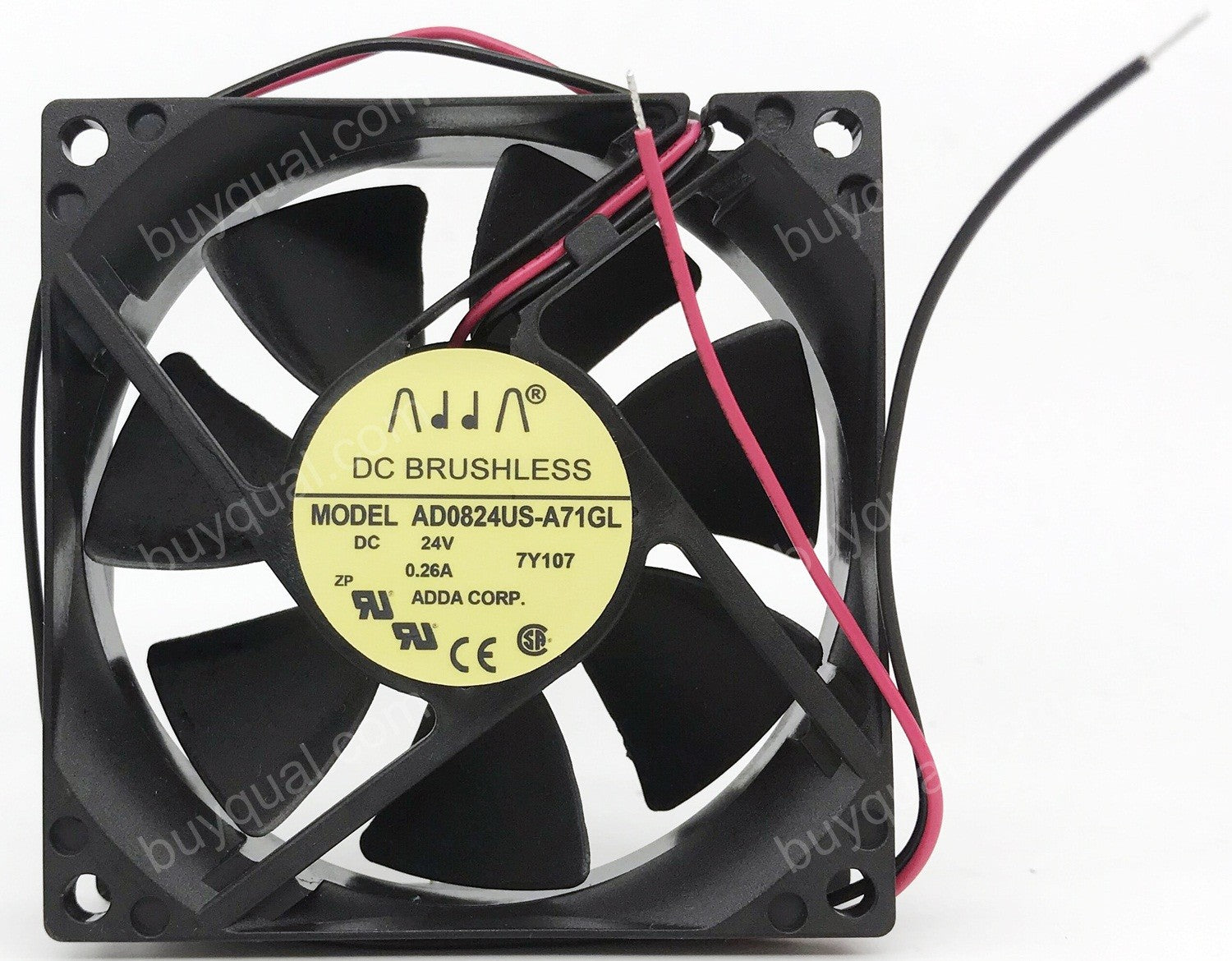 ADDA AD0824US-A71GL AD0824UB-A71GL 24V 0.26A 2wires Cooling Fan - NEW
