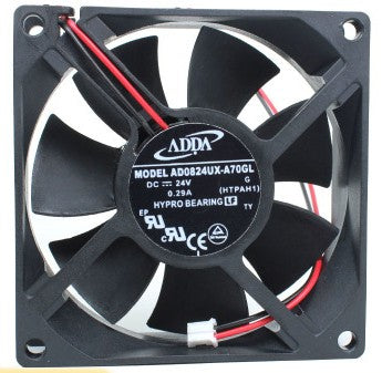ADDA AD0824UX-A70GL 24V 0.29A 2wires Cooling Fan