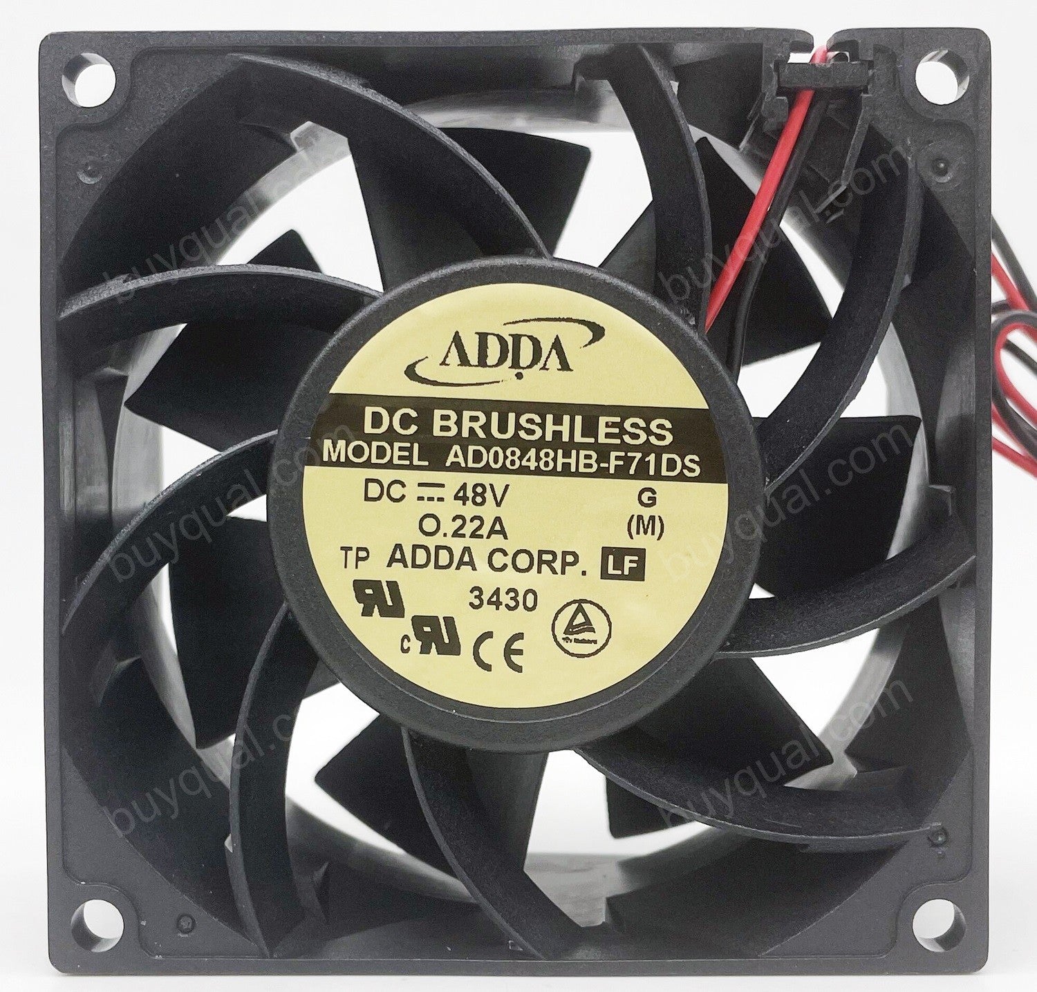 ADDA AD0848HB-F71DS 48V 0.22A 2wires Cooling Fan - New