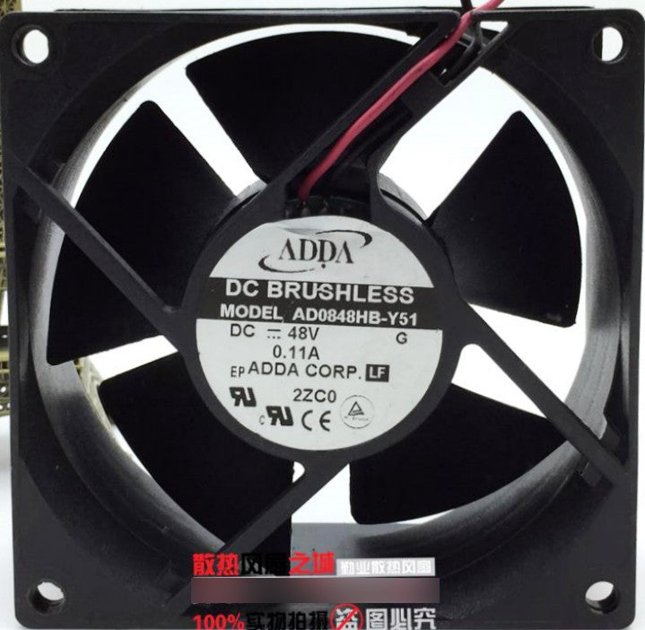 ADDA AD0848HB-Y51 48V 0.11A 2wires Cooling Fan