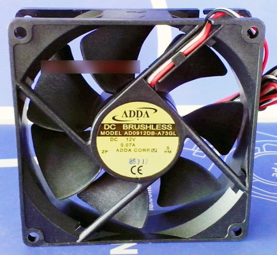 ADDA AD0912DB-A73GL 12V 0.07A 2wires cooling fan