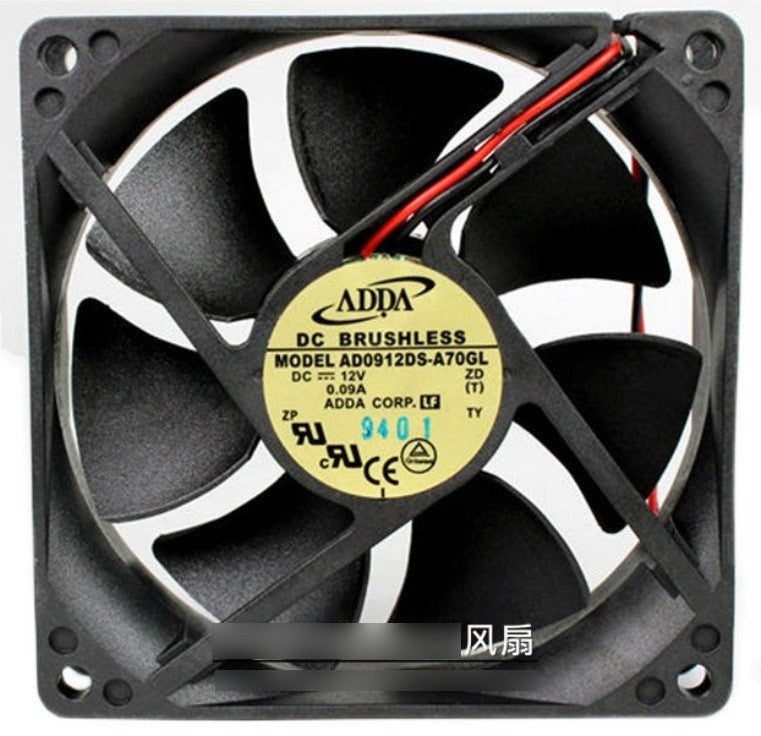 ADDA AD0912DS-A70GL 12V 0.09A 2wires cooling fan