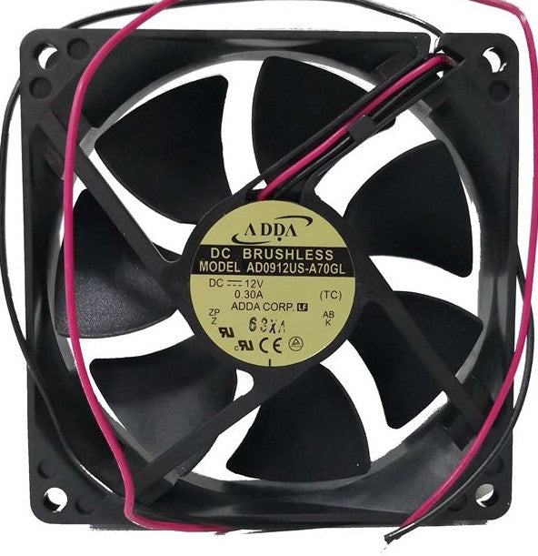 ADDA AD0912US-A70GL 12V 0.3A 2wires Cooling Fan