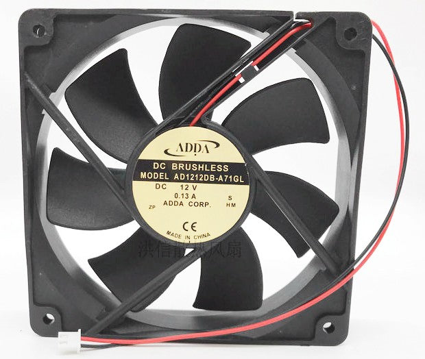 ADDA AD1212DB-A71GL 12V 0.13A 2wires Cooling Fan