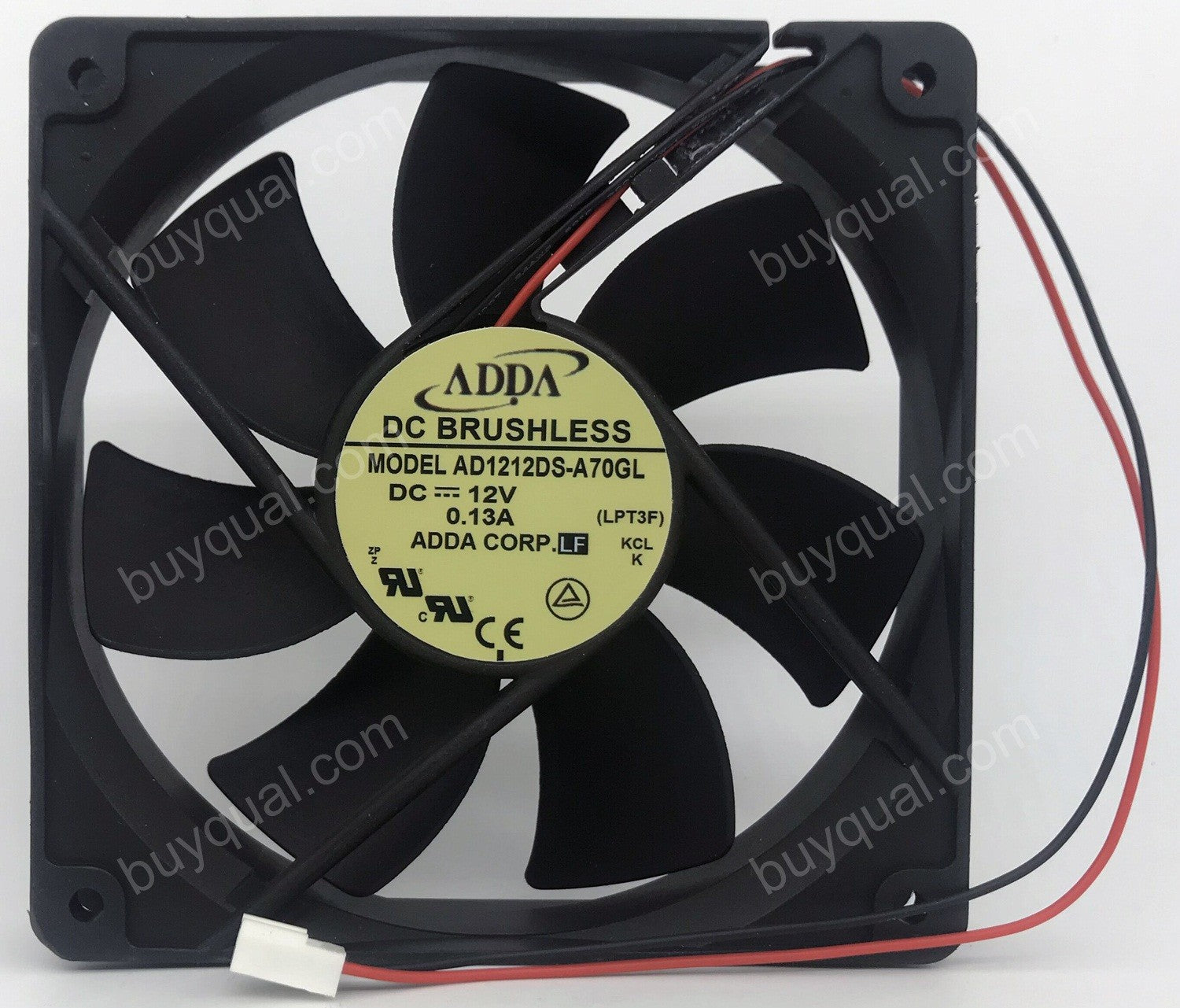 ADDA AD1212DS-A70GL 12V 0.13A 2wires cooling fan