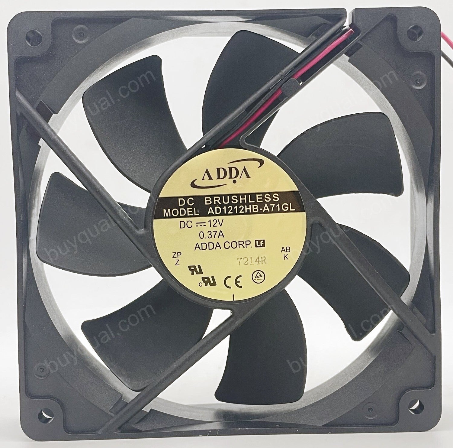 ADDA AD1212HB-A71GL 12V 0.37A 2wires Cooling Fan