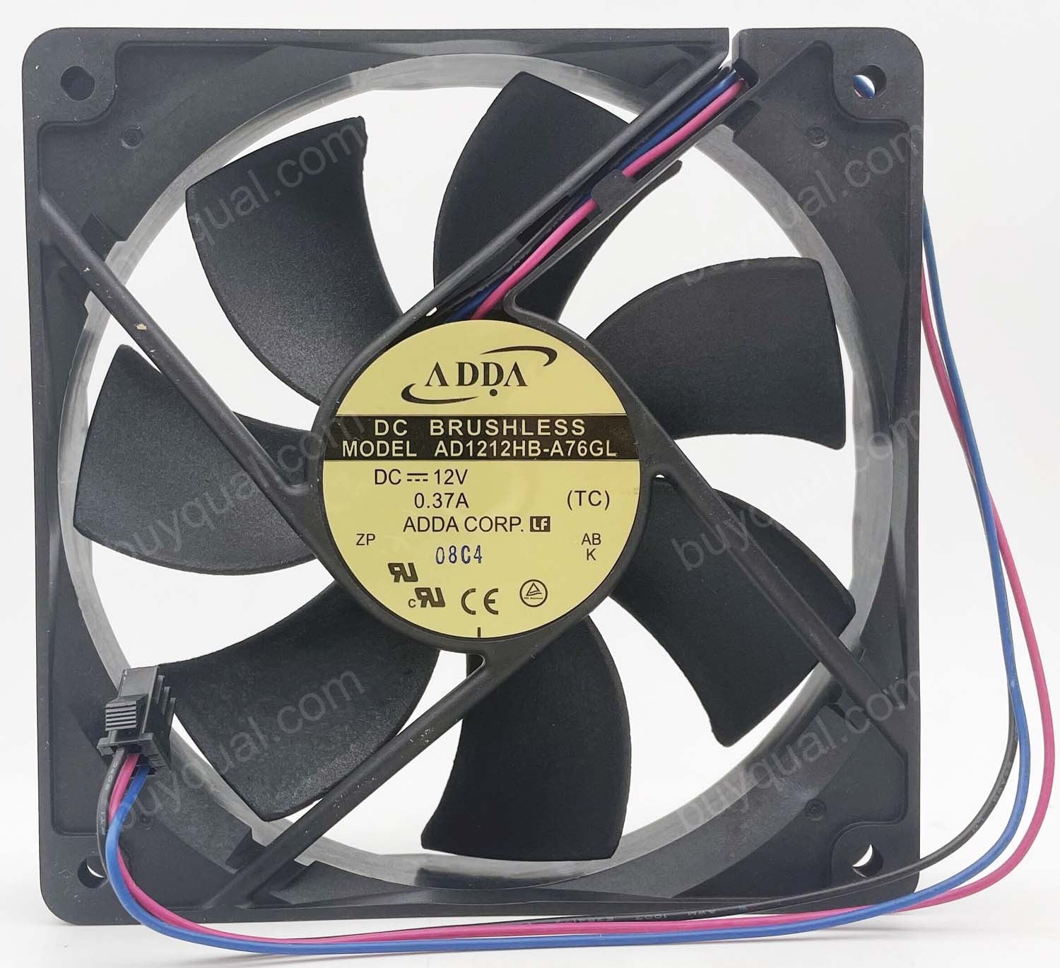 ADDA AD1212HB-A76GL 12V 0.37A 3wires Cooling Fan - Original New