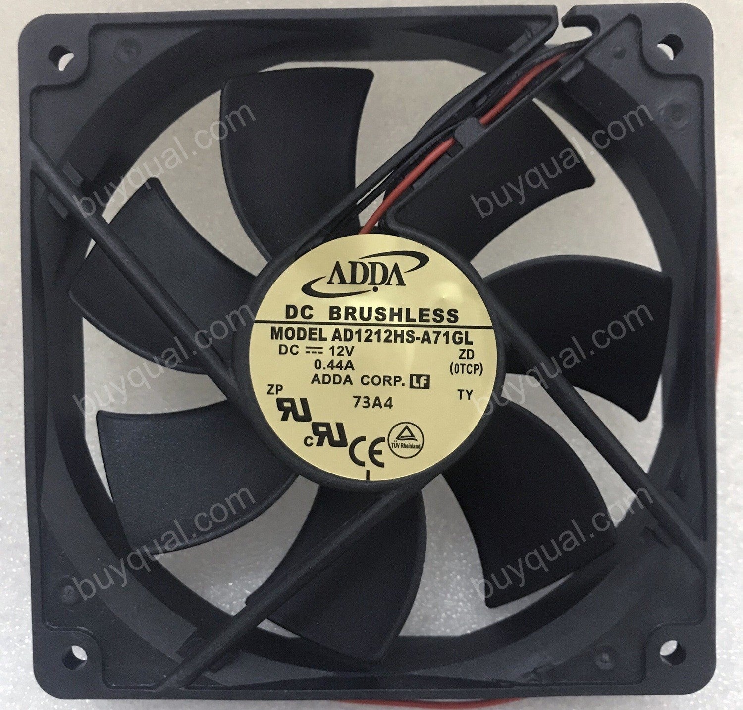 ADDA AD1212HS-A71GL 12V 0.44A 2wires Cooling Fan