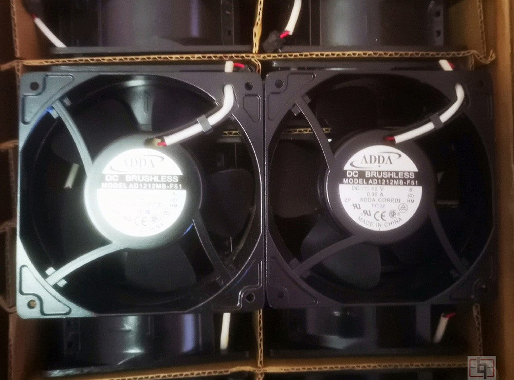 ADDA AD1212MB-F51 12V 0.35A 2wires Cooling Fan - Metal Frame