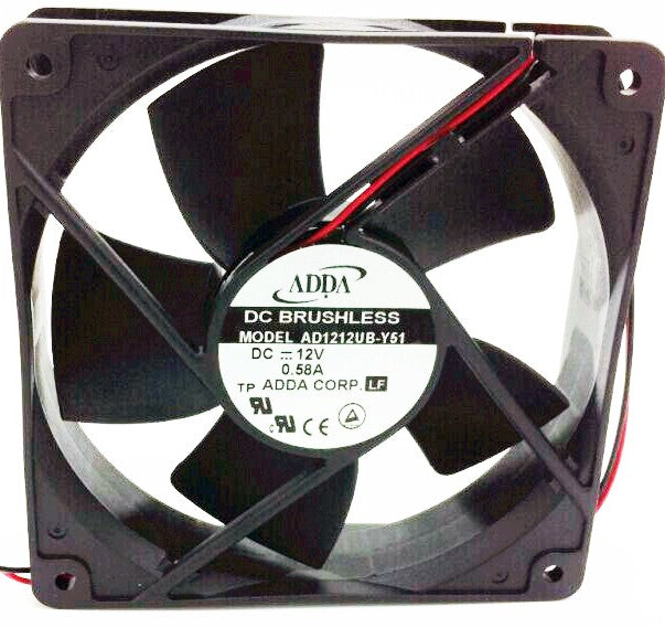 ADDA AD1212UB-Y51 12V 0.58A 2wires Cooling Fan