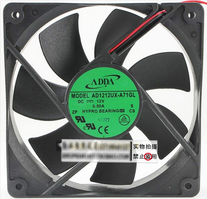 ADDA AD1212UX-A71GL 12V 0.5A 2wires Cooling Fan