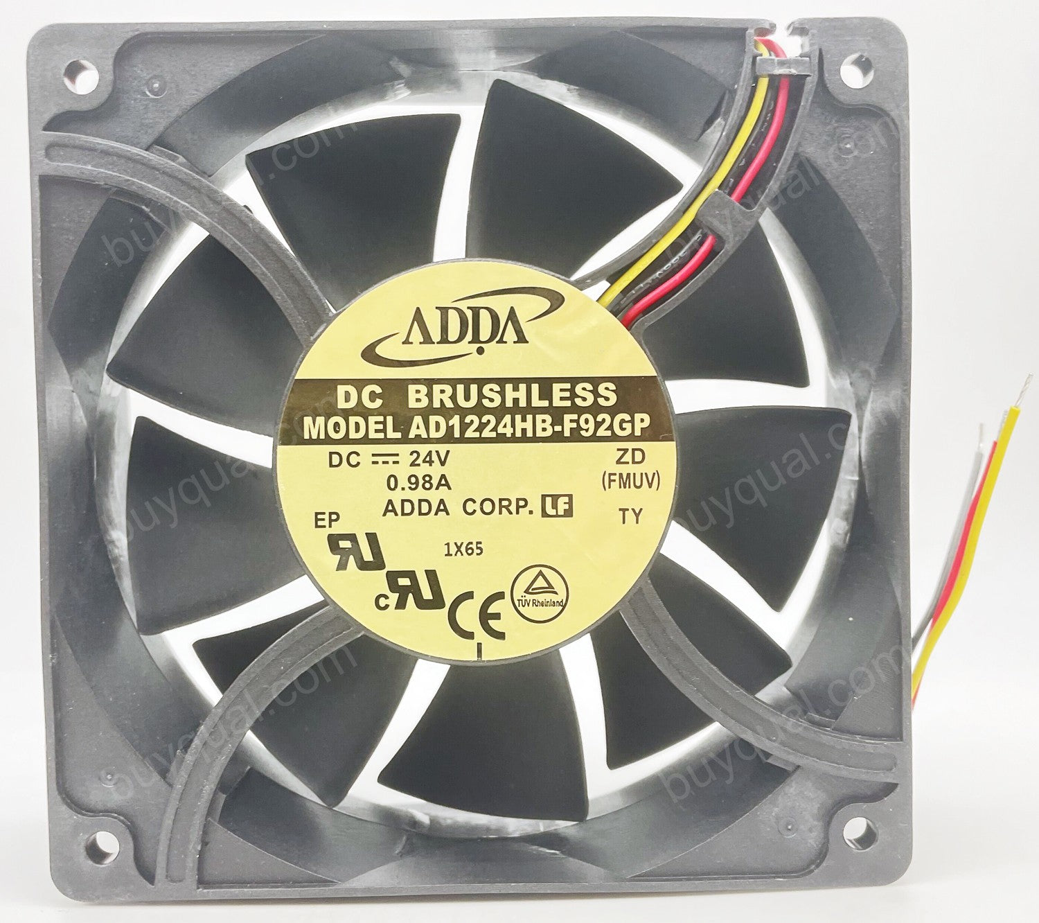 ADDA AD1224HB-F92GP 24V 0.98A 3wires cooling fan