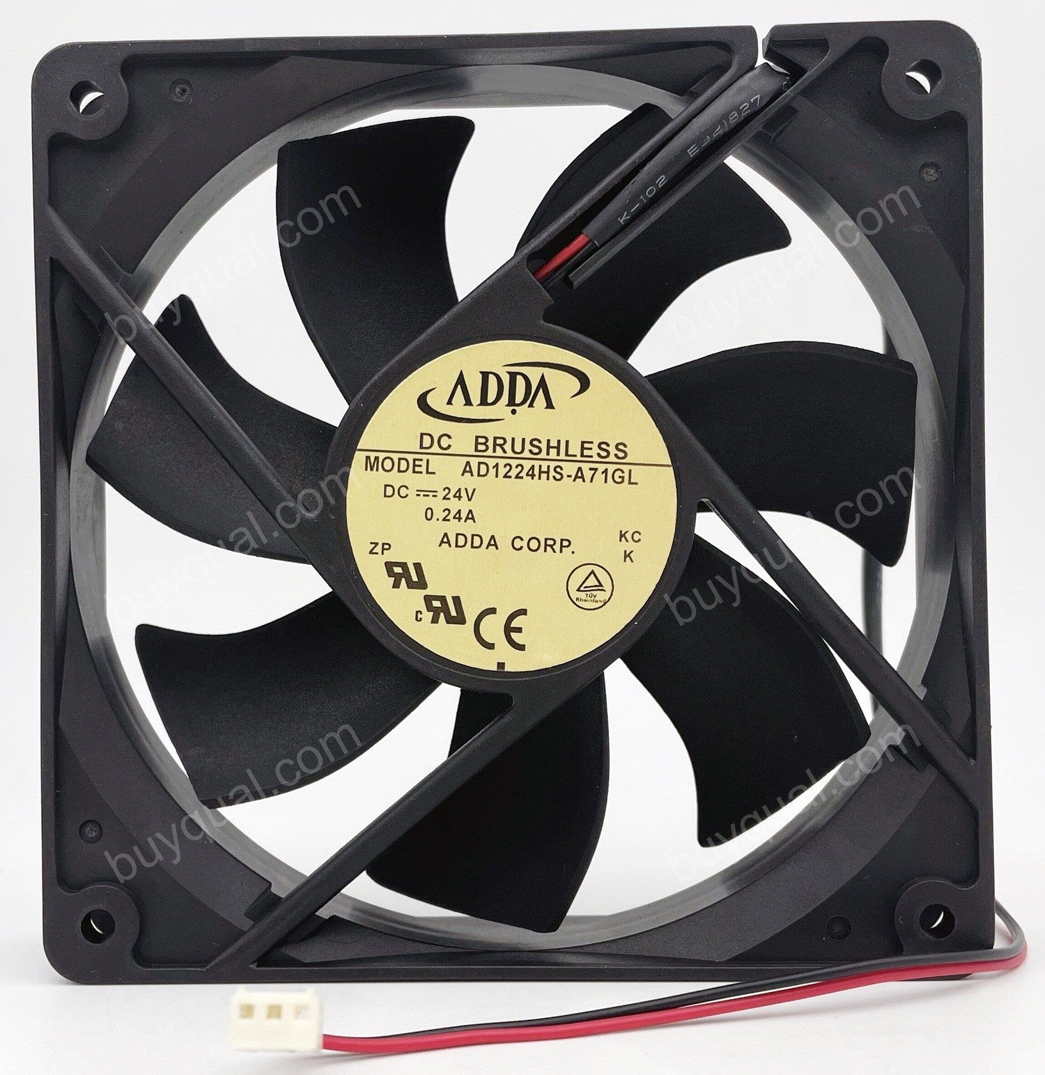 ADDA AD1224HS-A71GL 24V 0.24A 2wires Cooling Fan