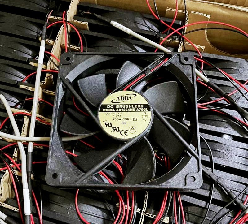 ADDA AD1224MB-A70GL 24V 0.17A 2wires cooling fan