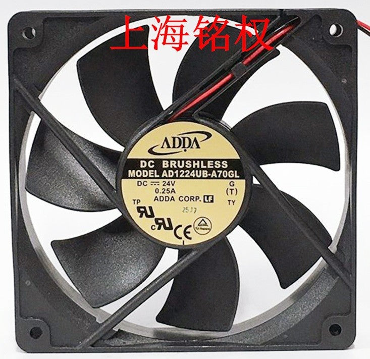 ADDA AD1224UB-A70GL 24V 0.25A 2wires cooling fan