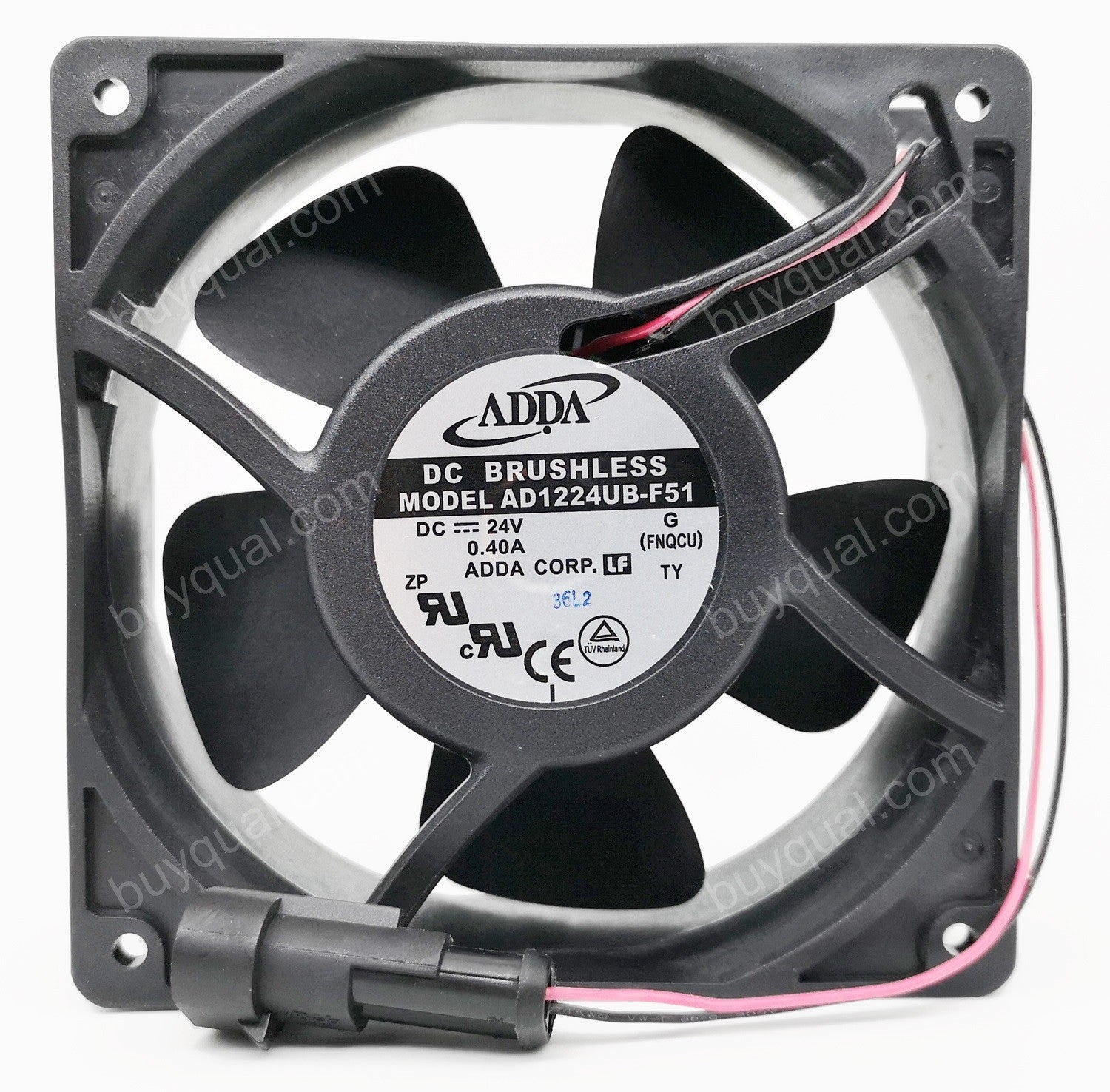 ADDA AD1224UB-F51 24V 0.4A 2wires Cooling Fan