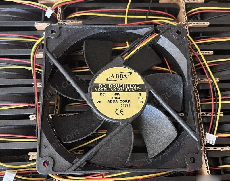 ADDA AD1248UB-A72GL 48V 0.16A 3wires Cooling Fan