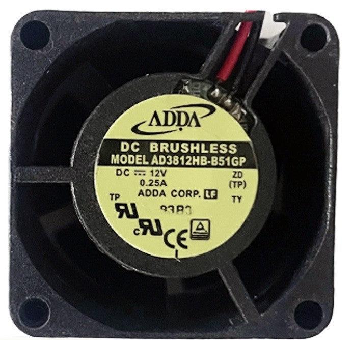 ADDA AD3812HB-B51GP 12V 0.25A 2wires Cooling Fan