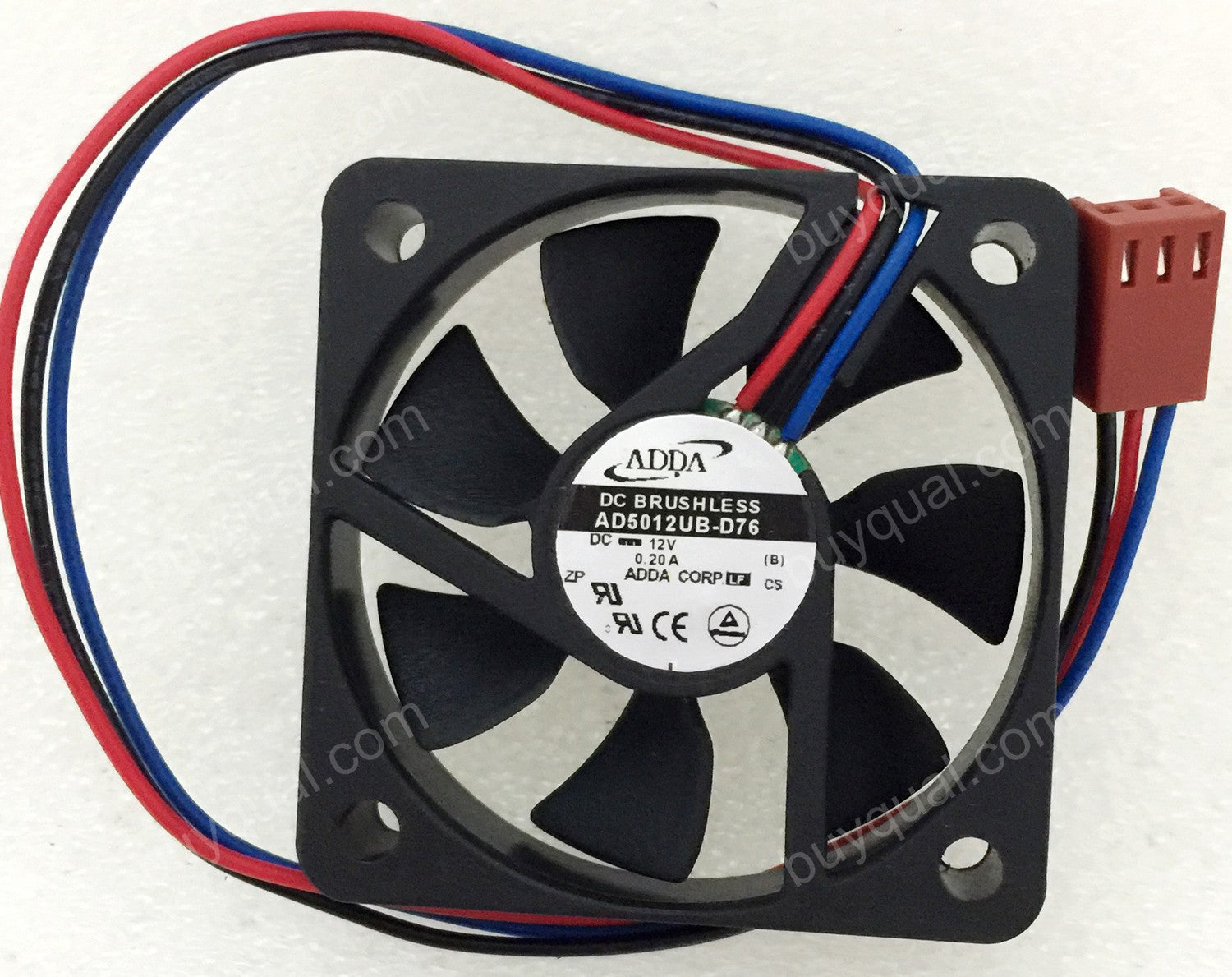 ADDA AD5012UB-D76 12V 0.2A 1.68W 3wires Cooling Fan