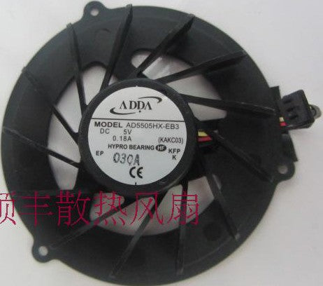 ADDA AD5505HX-EB3 5V 0.18A 3wires Cooling Fan