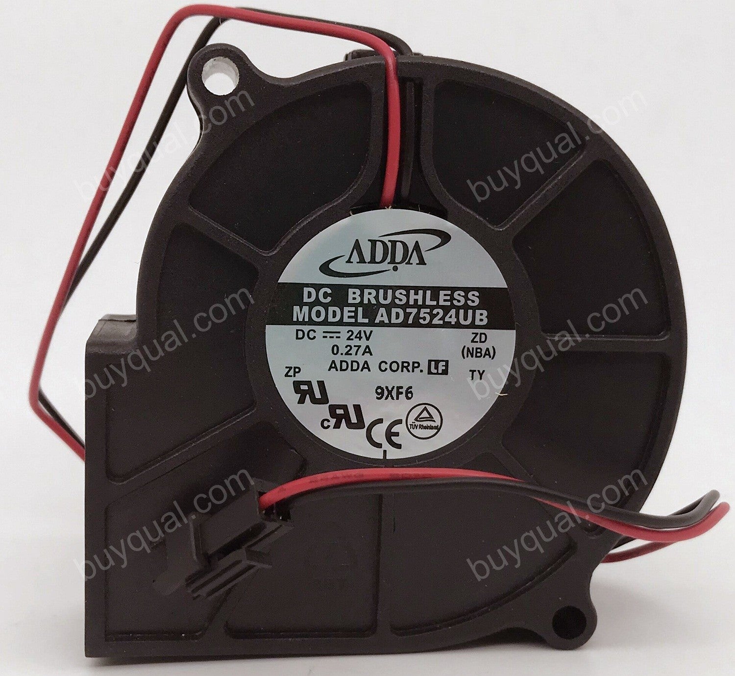 ADDA AD7524UB 24V 0.27A 2wires Cooling Fan - New