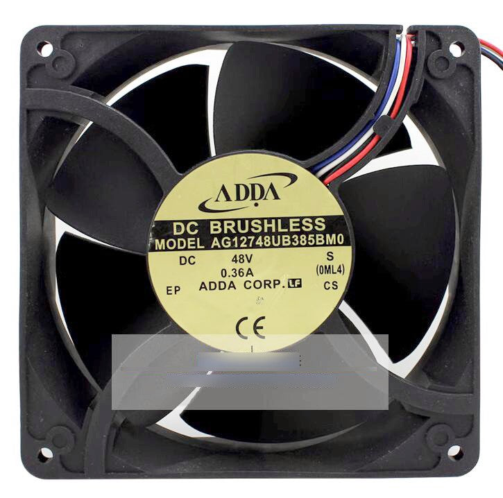 ADDA AG12748UB385BM0 48V 0.36A 4wires Cooling Fan