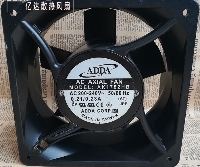 ADDA AK1782HB 200/240V 0.23A 49.50W 2wires Cooling Fan