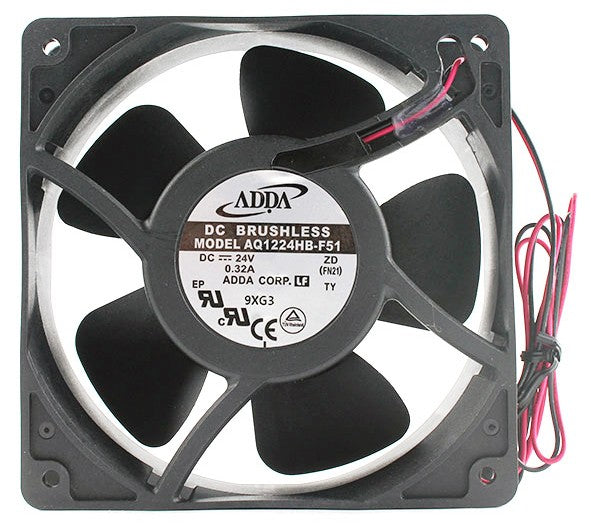 ADDA AQ1224HB-F51 24V 0.32A 2wires Cooling Fan - Waterproof