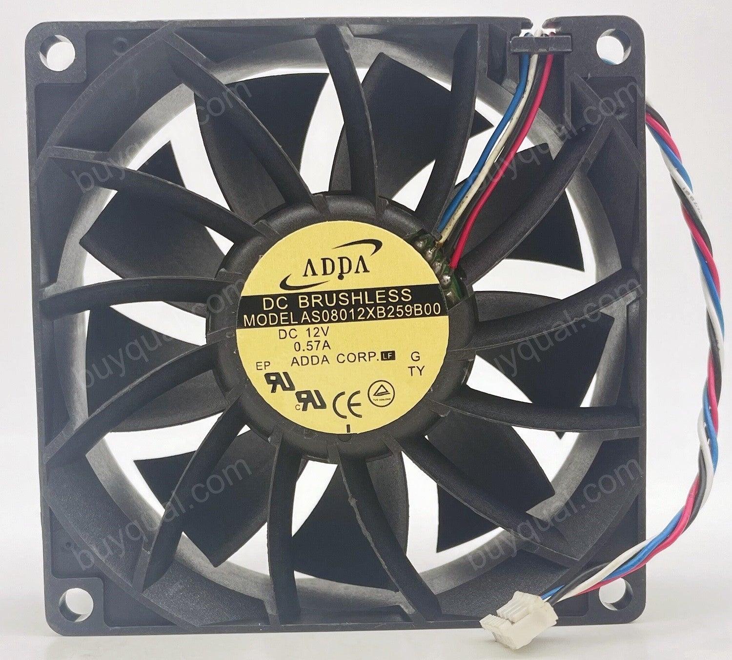 ADDA AS08012XB259B00 12V 0.57A 4wires cooling fan - Original New