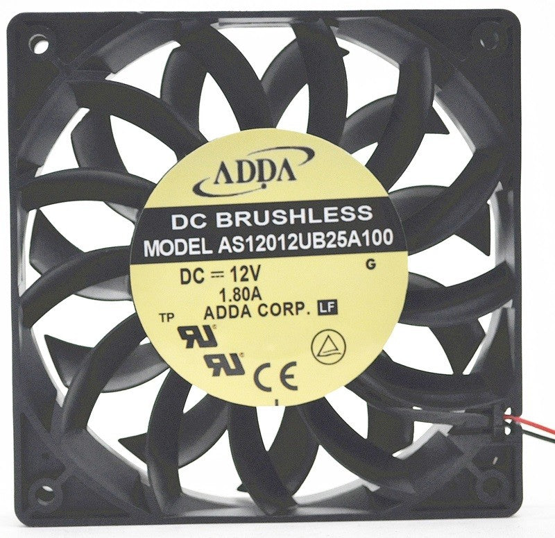 ADDA AS12012UB25A100 12V 1.80A 3wires Cooling Fan