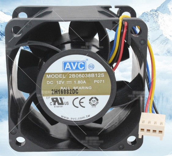 AVC 2B06038B12S 12V 1.8A 4wires Cooling Fan