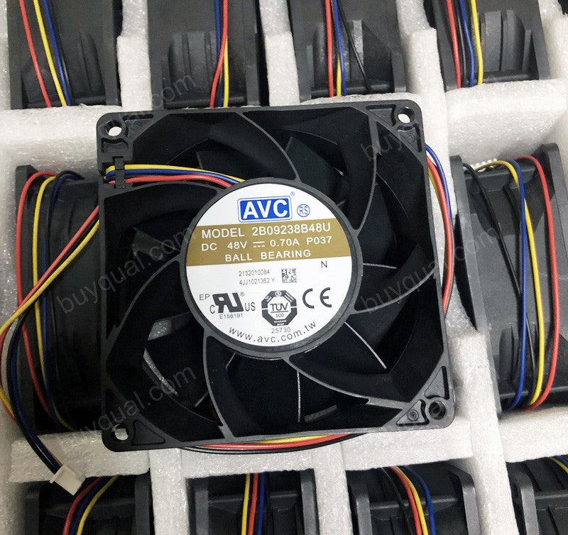 AVC 2B09238B48U 48V 0.7A 4wires Cooling Fan
