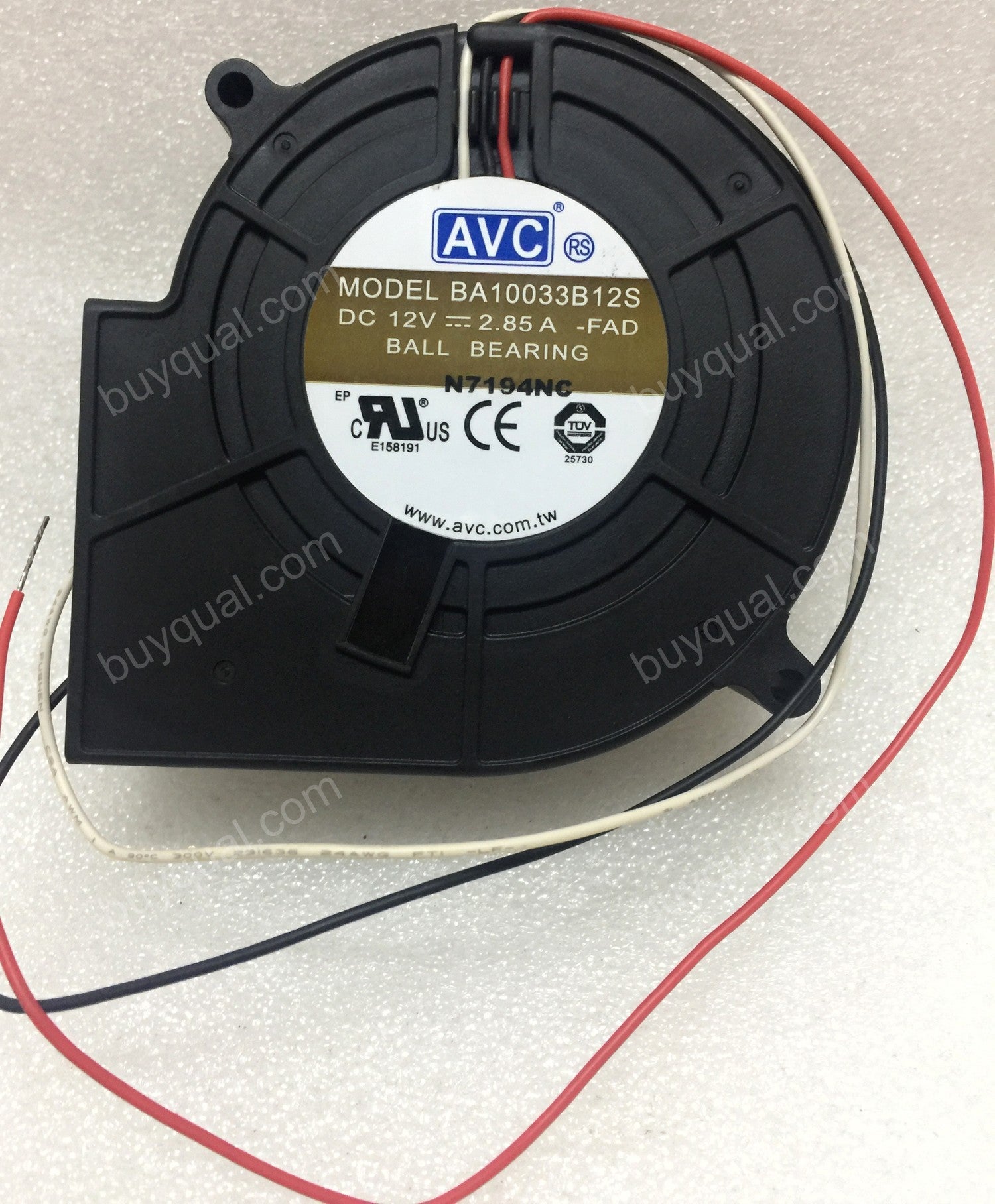 AVC BA10033B12S 12V 2.85A 3wires Cooling Fan - New