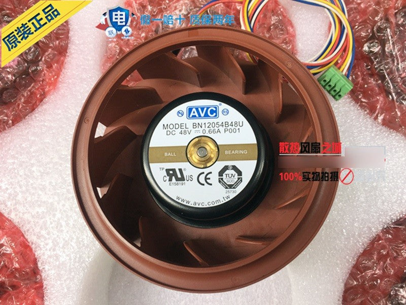 AVC BN12054B48U 48V 0.66A 4wires Cooling Fan