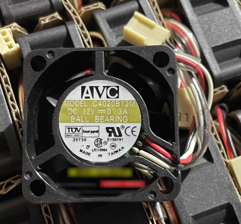 AVC C4020B12M 12V 0.3A 3wires Cooling Fan