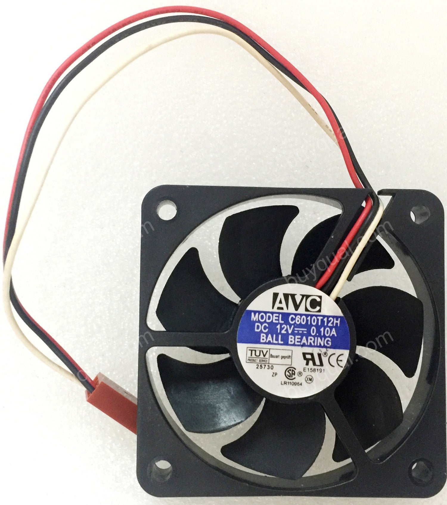 AVC C6010T12H 12V 0.1A 3wires Cooling Fan