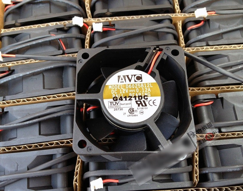 AVC D6025B12L 12V 0.12A 2wires Cooling Fan