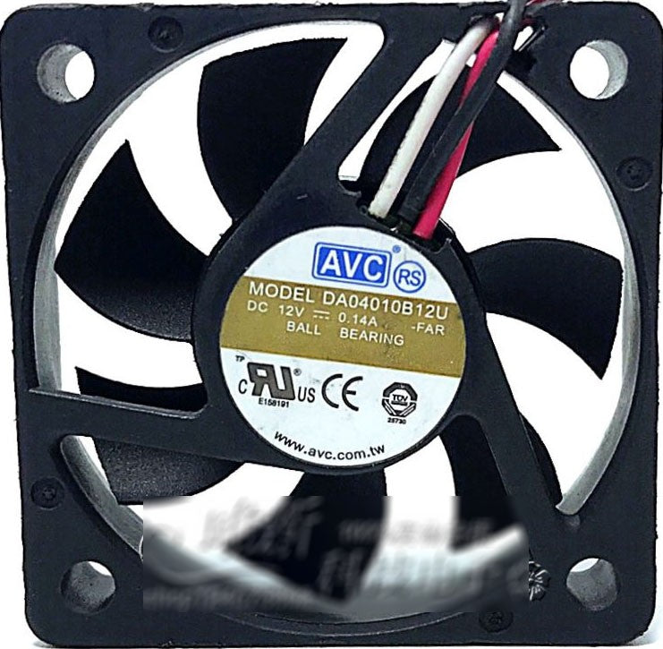 AVC DA04010B12U 12V 0.14A 3wires Cooling Fan